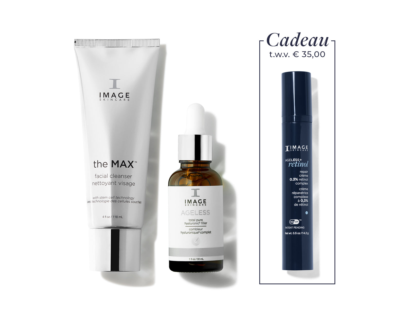 THE MAX - Facial Cleanser + AGELESS - Total Pure Hyaluronic Filler
