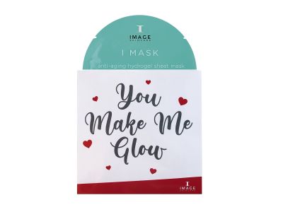 I MASK - Anti-Aging Hydrogel Sheet Mask (5 stuks) + You make me glow verpakking